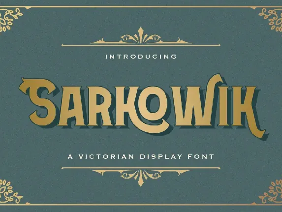 Sarkowik font