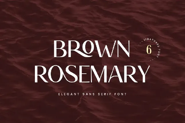 BrownRosemary font