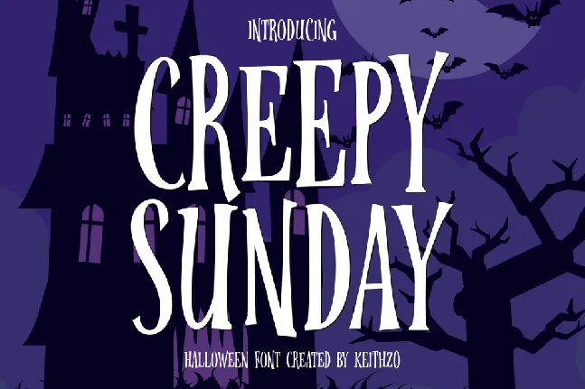 Creepy Sunday font