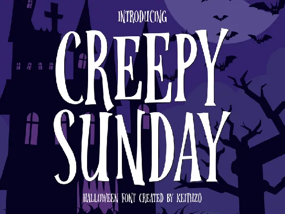 Creepy Sunday font