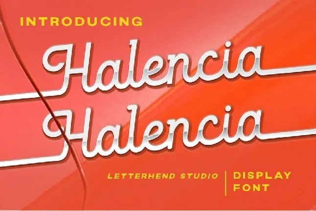 Halencia font