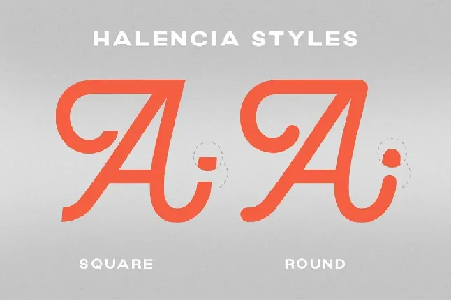 Halencia font