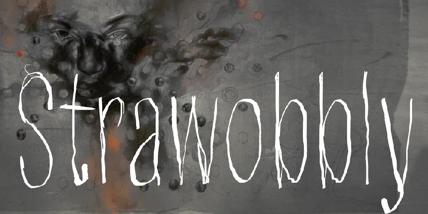 Strawobbly font