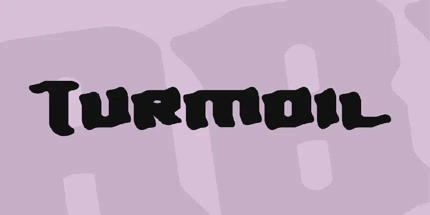 Turmoil font