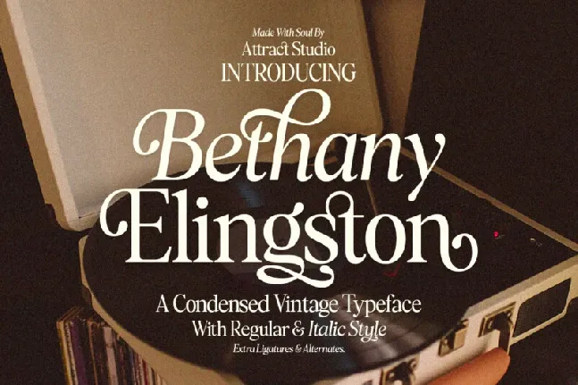 Bethany Elingston font