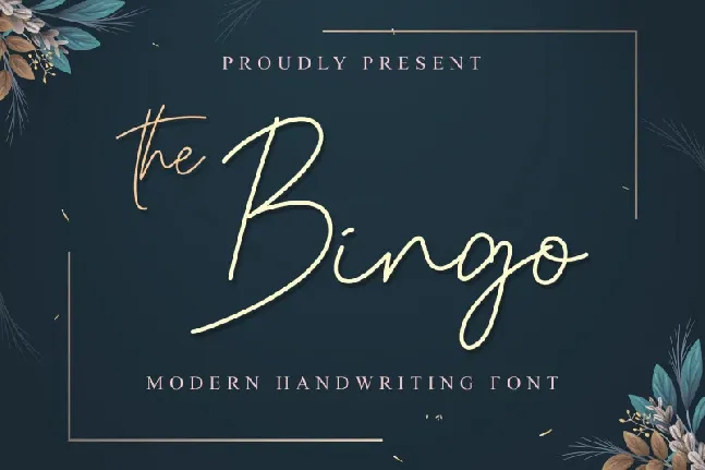 The Bingo font