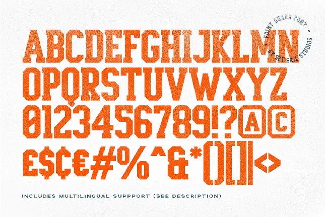 Point Guard font