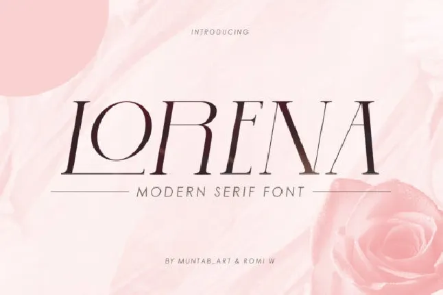 Lorena Serif font