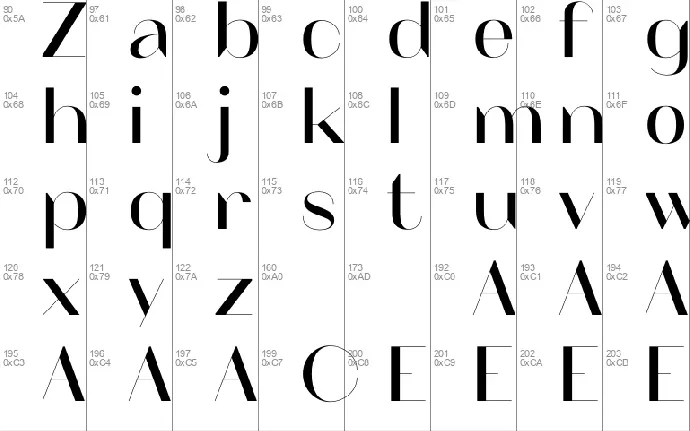 Arthead font