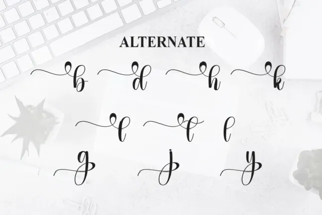 Saturday Calligraphy font