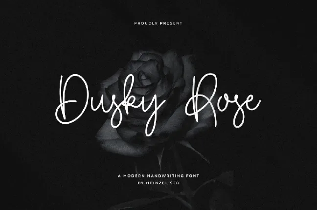 Dusky Rose font