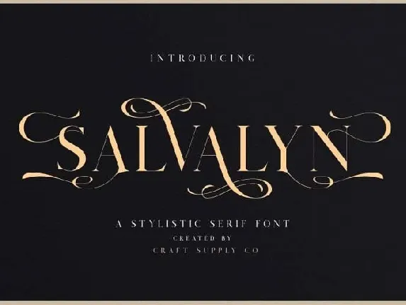 Salvalyn font