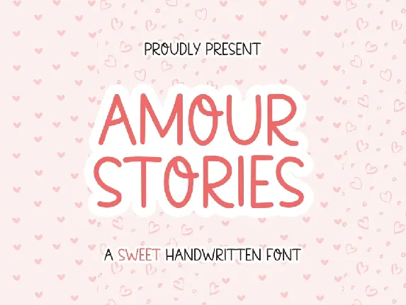 Amour Stories font