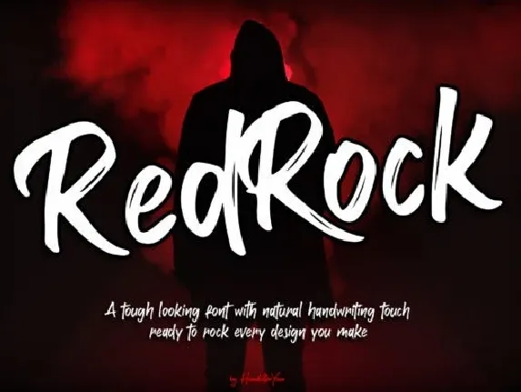 Red Rock Script font