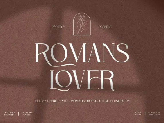 Roman Lover font