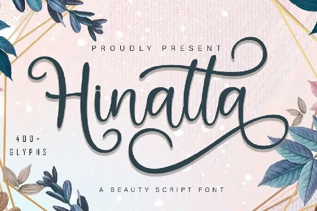 Hinatta Modern Script font