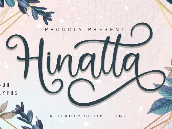 Hinatta Modern Script font