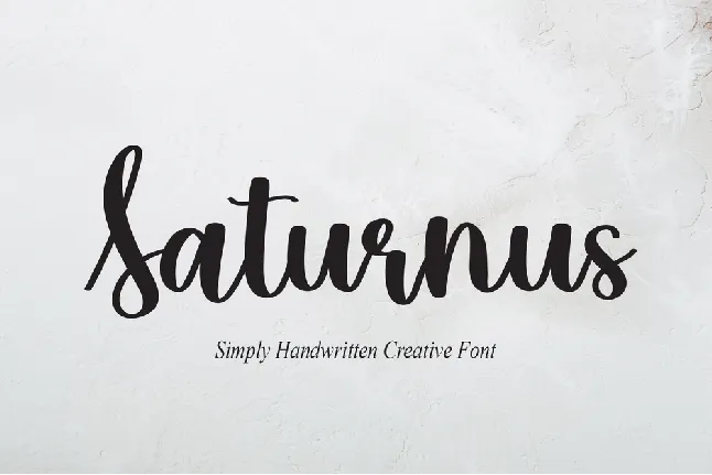 Saturnus font