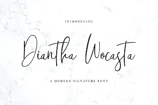 DianthaWocasta font