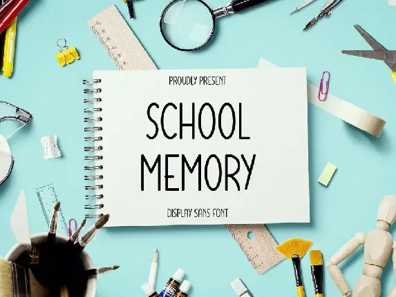 School Memory font