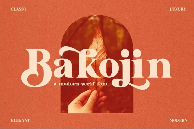 Bakojin font