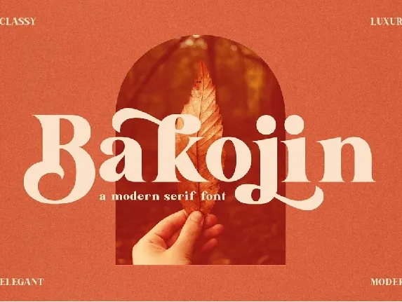 Bakojin font