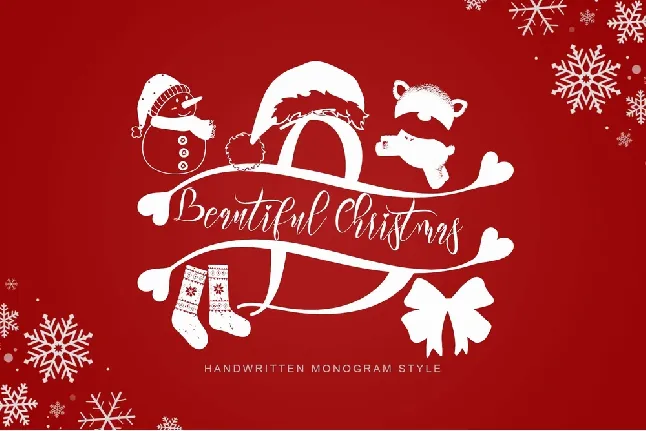 Beautiful Christmas Demo font