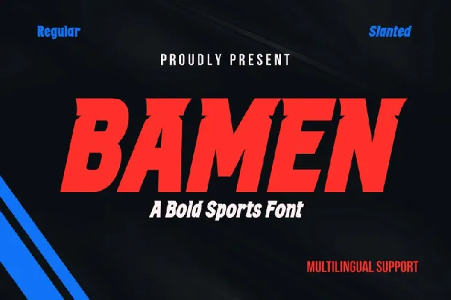 Bamen font