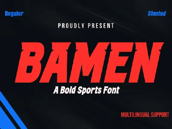 Bamen font