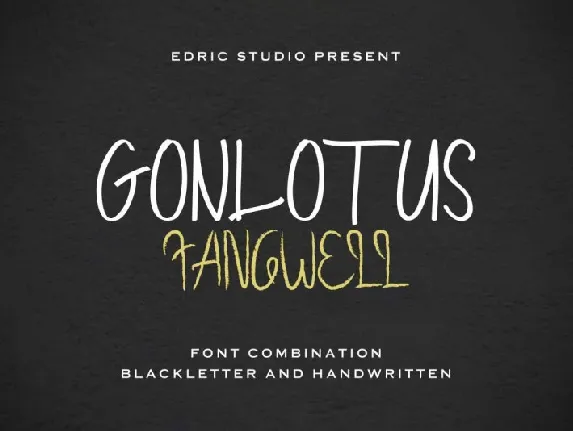 Gonlotus Fangwell Duo font