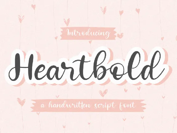 Heartbold font