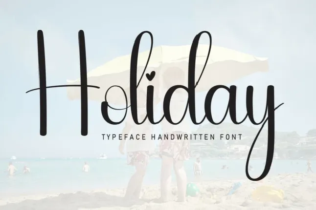 Holiday Script Typeface font