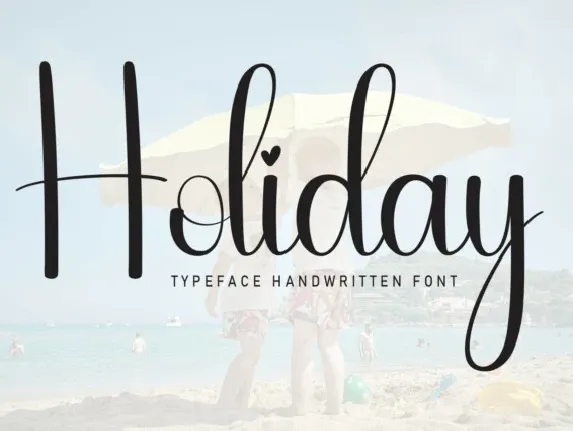 Holiday Script Typeface font