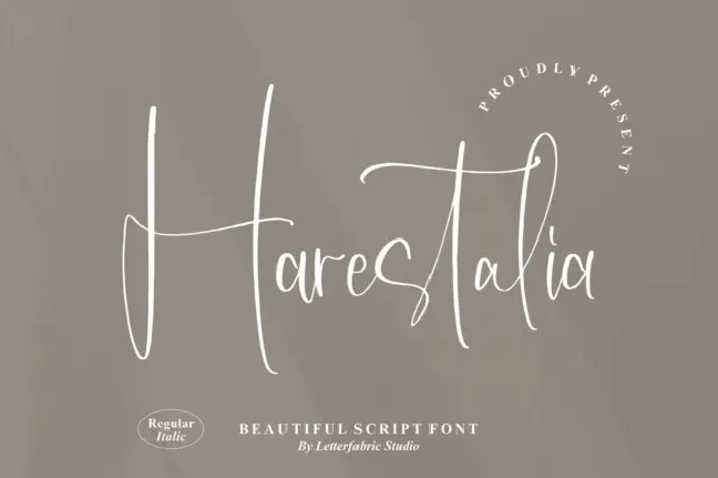 Harestalia font