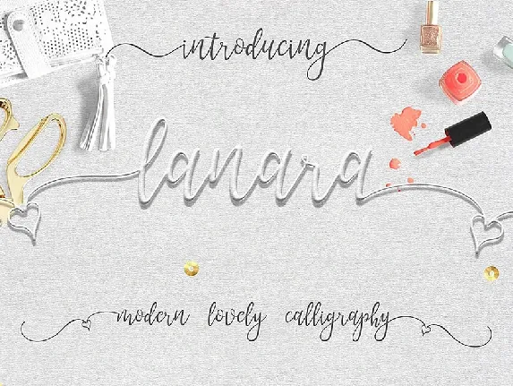 Lanara Free font