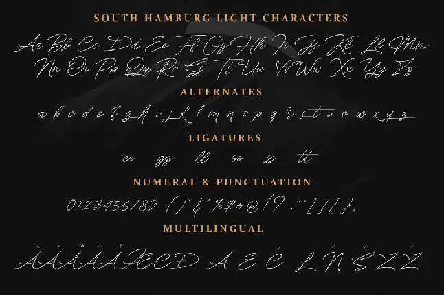 South Hamburg Handwritten Script font