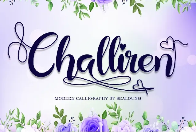 Challiren font