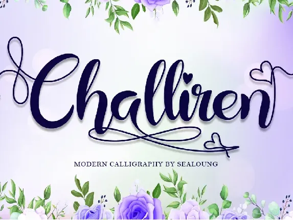 Challiren font