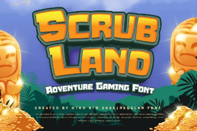 SCRUBLAND font