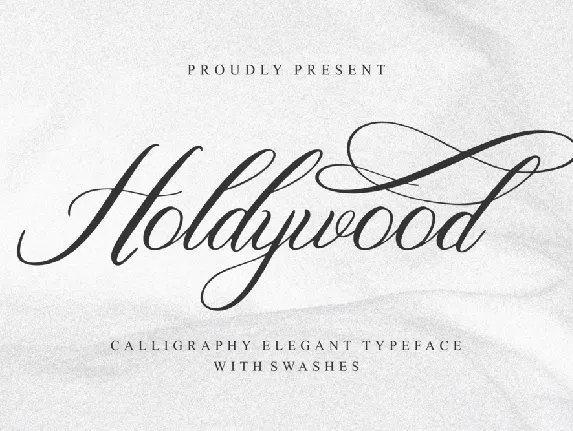 Holdywood Demo font