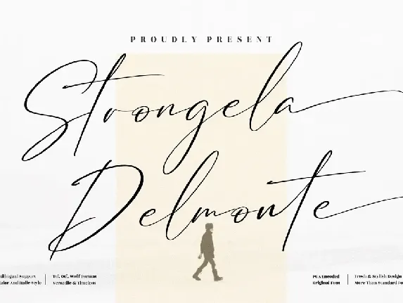 Strongela Delmonte font