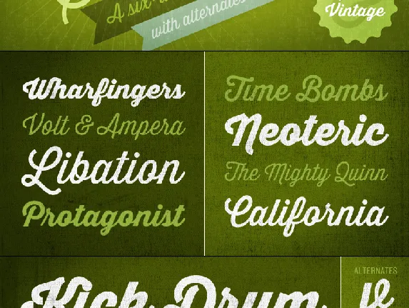 Thirsty Script Extrabold Demo font