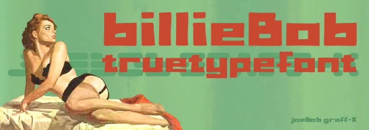 billieBob font