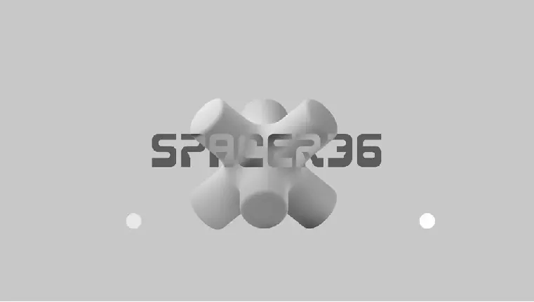 Spacer36 font