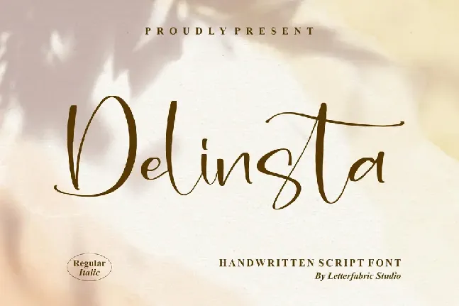 Delinsta font