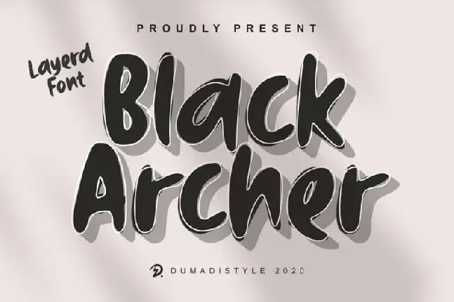 Black Archer Display font