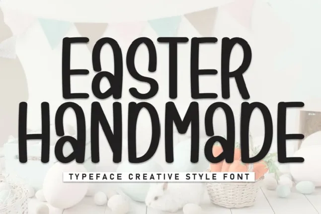 Easter Handmade Display font