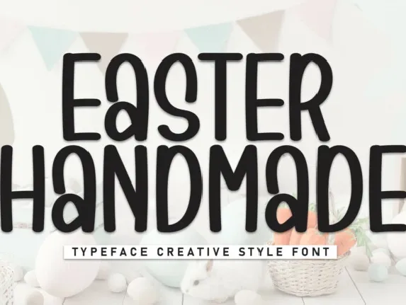 Easter Handmade Display font