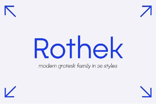 Rothek font