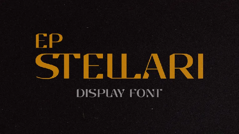 EP Stellari font